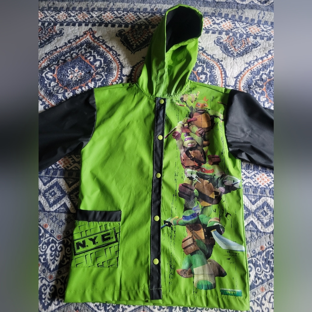 Kids S/M Nickelodeon TMNT Raincoat